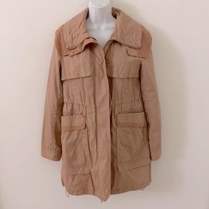 Dusty rose zip-up jacket